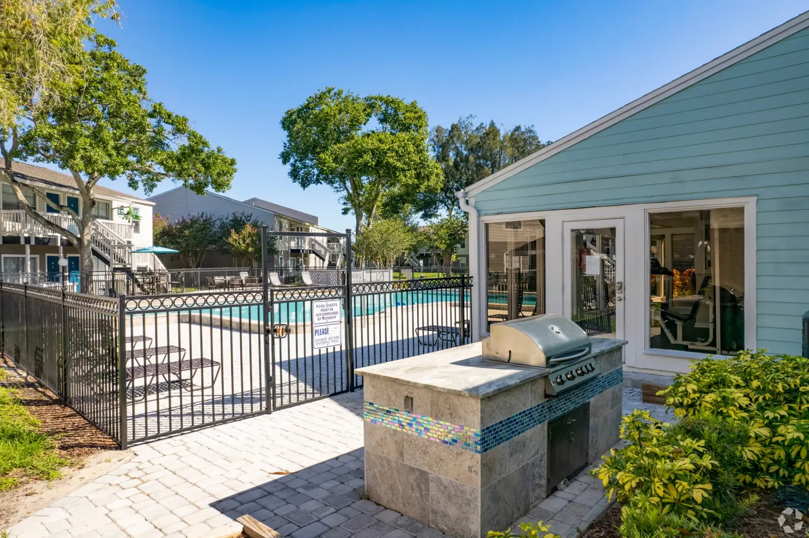 BBQ Grill Beach Club apartments Tampa, Florida