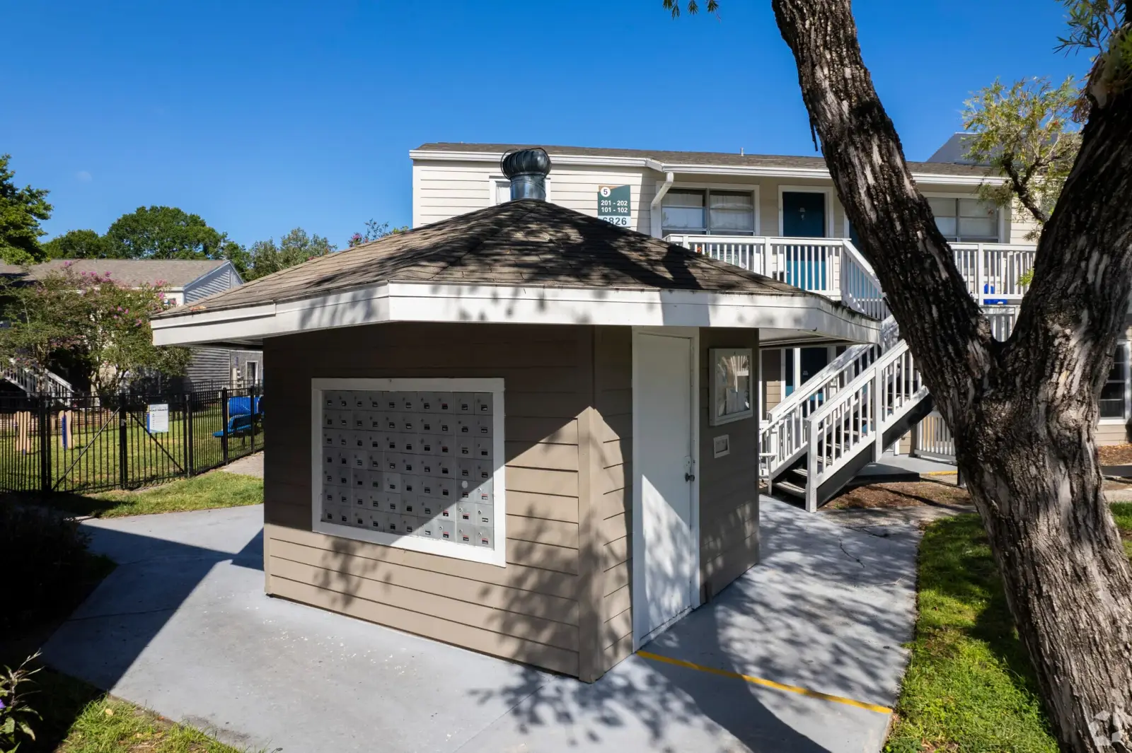 Mailbox at Beach Club apartments Tampa